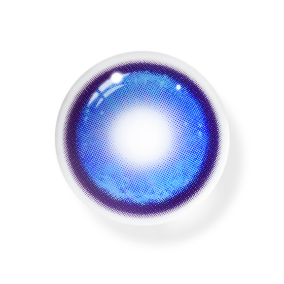 Cosplay Thermo Aura Blue Colored Contact Lenses