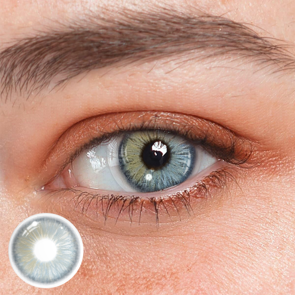 Llithyia Blue Prescription Colored Contact Lenses