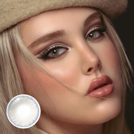 Roxy Lolite Gray Daily (10 Pcs) Colored Contact Lenses
