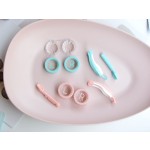 Cartoon Tweezers Suction Stick Colored Contact Auxiliary Tool