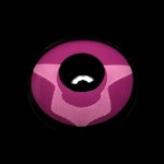 Cosplay Pink Love Dark Pink Colored Contact Lenses