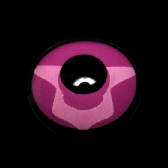 Cosplay Pink Love Dark Pink Colored Contact Lenses