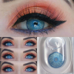 New York Blue Prescription Colored Contact Lenses