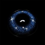 Cosplay Star Eyes Blue Colored Contact Lenses
