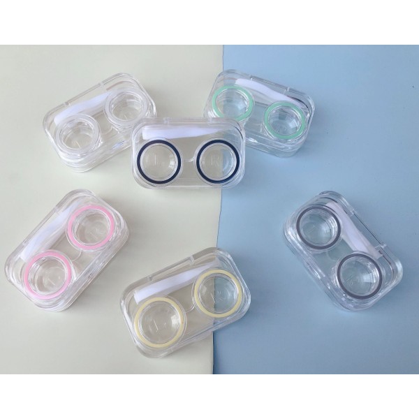 Simple Colored Contact Lens Case