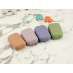 Smooth Paint Surface Colored Contact Lens Case