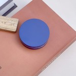 Round Milk Coffee Warm Color Colored Contact Lens Case