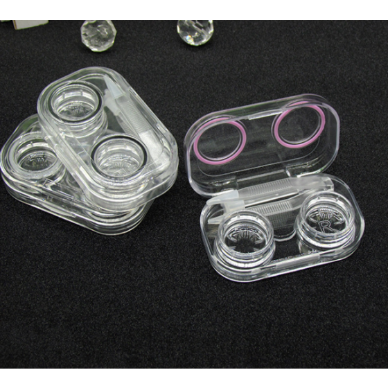Transparent Multicolor Colored Contact Lens Case