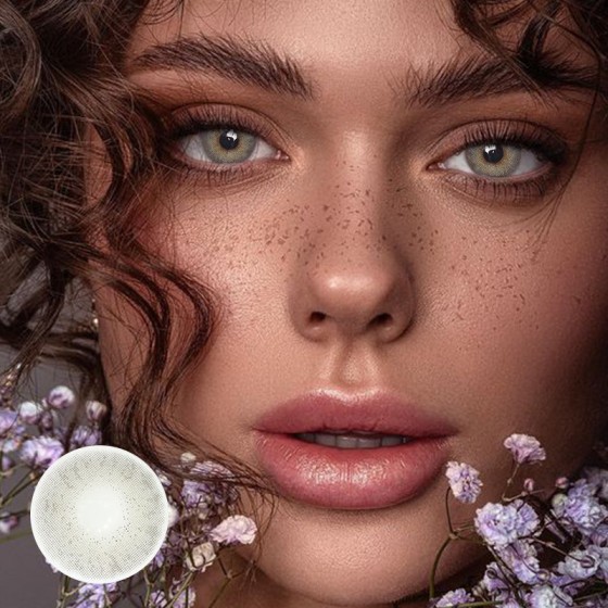 Gimlet Milk Grey Colored Contact Lenses