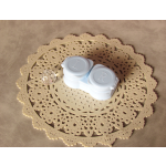 Macaroon flip cover Colored Contact Lens Case