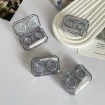 Ins Mini Simple Colored Contact Lens Case