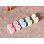 Macaroon flip cover Colored Contact Lens Case