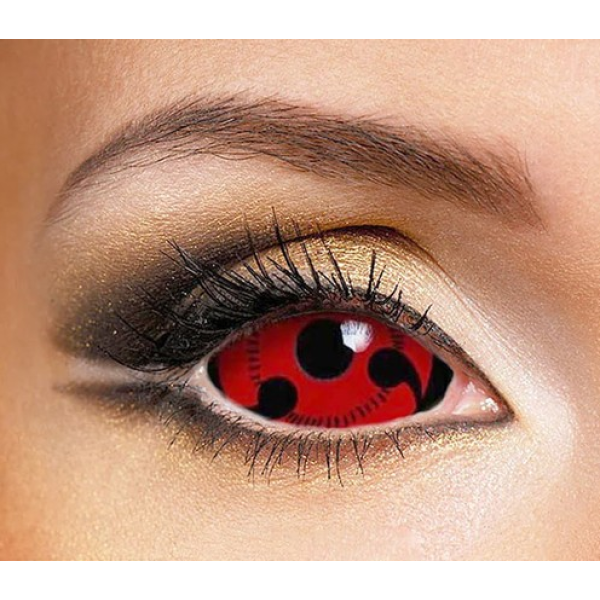 Halloween 22mm Uchiha Sharingan Colored Contact Lenses