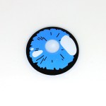 Cosplay Black Lobelia-Blue Colored Contact Lenses