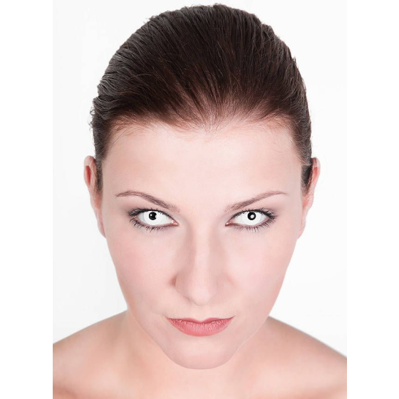 Circle Block White block Colored Contact Lenses