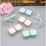 Portable flip cover Multicolor Colored Contact Lens Case