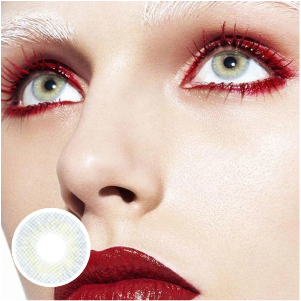 Cherry Hawaii Blue Colored Contact Lenses