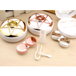 Pentagonal Star Drill Multicolor Colored Contact Lens Case