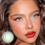 Himalaya Green Prescription Colored Contact Lenses