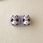 Cartoon Bear Colored Contact Lens Case