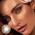 Carnelian Brown Colored Contact Lenses