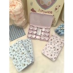 Flowers Puppy Colored Contact Lens Case