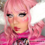 Cosplay KOI Pink Colored Contact Lenses