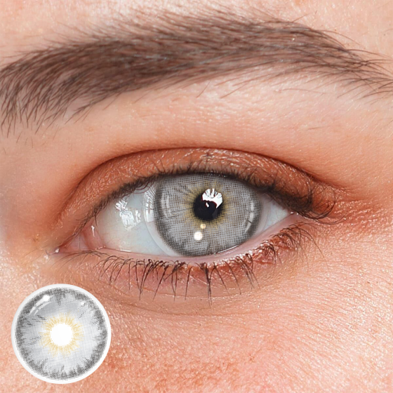 Cyrene Gray Prescription Colored Contact Lenses