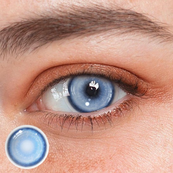 Cosplay KOI Blue Colored Contact Lenses
